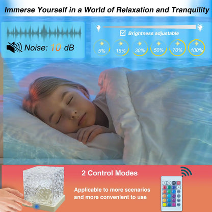 Serene Ocean & Aurora Light Projector